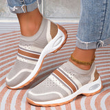 Breathable Round Toe Sneakers