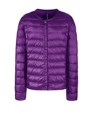 Down Jacket Women's Lightweight Collarless Fashionable All-match Short Coat