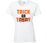 Trick Or Treat Ladies T Shirt