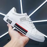 Men's Fashion Trend Low-top Leather Surface Casual Shoes