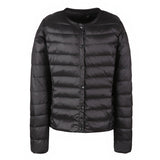 Down Jacket Women's Lightweight Collarless Fashionable All-match Short Coat