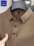 Romon Lo Shirt Men Summer New Arrival Casual Short Sleeve