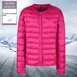 Down Jacket Women's Lightweight Collarless Fashionable All-match Short Coat