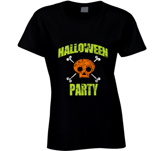 Halloween Party Ladies T Shirt