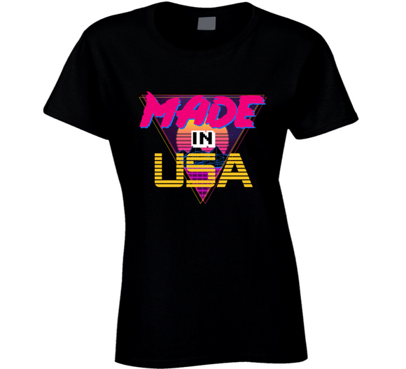 Made In Usa Ladies T Shirt