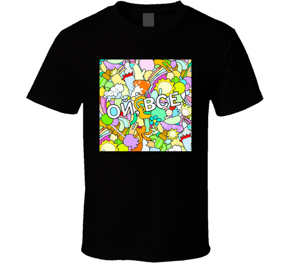 Oh That Is All Swear Russian Phrase With Funny Doodle Monsters On A Background Art T Shirt