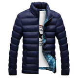 Winter Jacket Men 2019 Fashion Stand Collar Male Parka